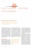 Vorschauseite 3: Public Health - ein Thema für Hebammen