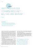 Vorschauseite 1: Impfungen in der Schwangerschaft - welche und warum?