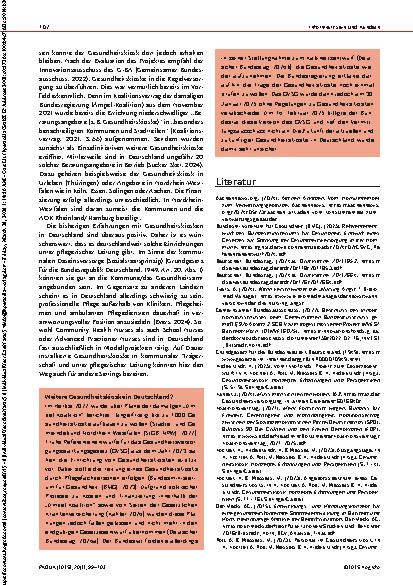 Vorschauseite 4: Gesundheit für alle erreichbar machen Gesundheitskioske bieten Zugang zu Information, Beratung und Schulung