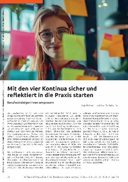Vorschauseite 1: Mit den vier Kontinua sicher und reflektiert in die Praxis starten
