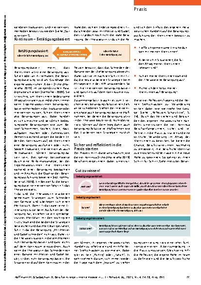 Vorschauseite 4: Mit den vier Kontinua sicher und reflektiert in die Praxis starten