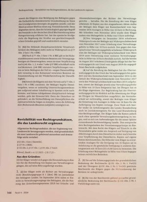 Vorschauseite 1: Revisibilität von Rechtsgrundsätzen, die das Landesrecht ergänzen