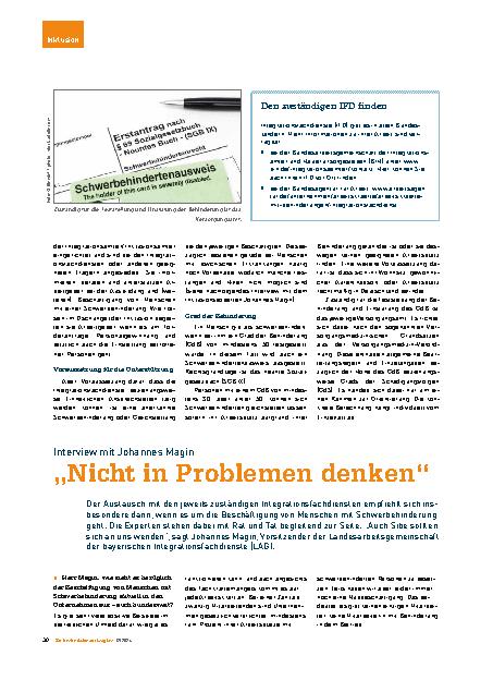 Vorschauseite 3: Integrationsfachdienste Lotsen bei der Inklusion
