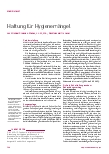 Vorschauseite 1: Haftung für Hygienemängel