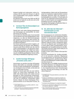 Vorschauseite 5: Mangelware Therapieund Rehaplätze Teil 2: „Exitus demonstratus“
