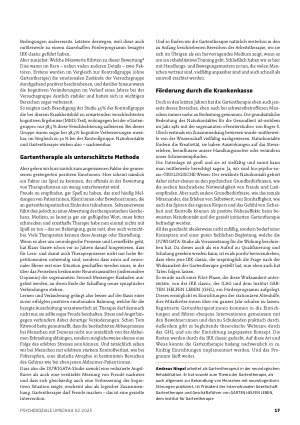 Vorschauseite 2: Gartentherapie