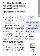 Vorschauseite 1: Die Idee ist richtig, an der Umsetzung hapert es derzeit noch. Bringt die Hybrid-DRG den richtigen Schub in Richtung Ambulantisierung?