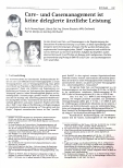 Vorschauseite 1: Careund Casemanagement ist keine delegierte ärztliche Leistung.