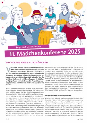 Vorschauseite 1: jung, stark und mittendrin i 11. Mädchenkonferenz 2025 EIN VOLLER ERFOLG IN MÜNCHEN