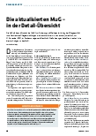 Vorschauseite 1: Die aktualisierten MUG – in der Detail-Übersicht