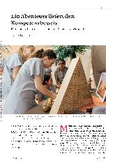 Vorschauseite 1: Ein Abenteuer liefert den Kompetenzbeweis: Pflegestudierende lernen im „Adventure Room“.