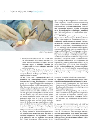Vorschauseite 2: Endotoxine in der Aufbereitung ophthalmologischer Medizinprodukte: Bedeutung, Risiken und normative Anforderungen