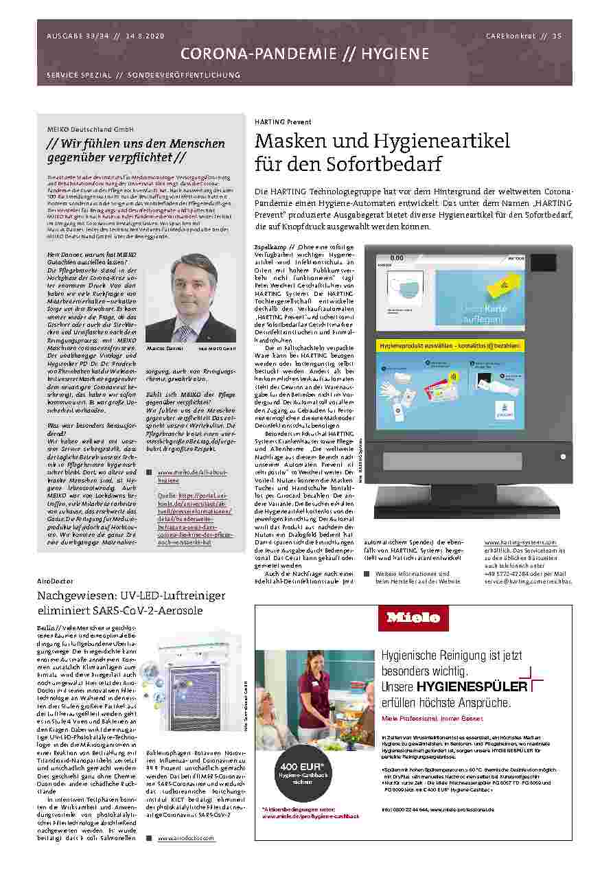 Vorschauseite 2: Wäsche-Hygiene: Was gilt in Corona-Zeiten?