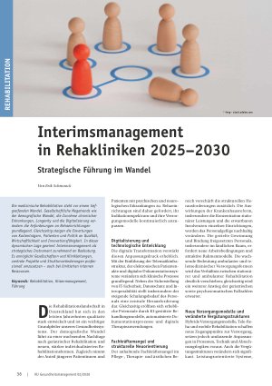 Vorschauseite 1: Interimsmanagement in Rehakliniken 2025 – 2030 Strategische Führung im Wandel