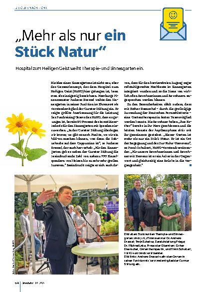 Vorschauseite 1: Mehr als nur ein Stück Natur.
