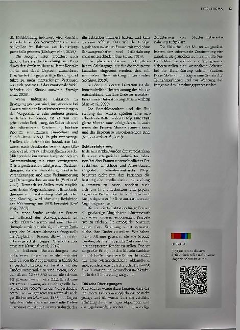 Vorschauseite 5: Induzierte Laktation und Adoption: drei Fallberichte