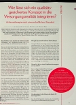 Vorschauseite 1: Wie lässt sich ein qualitätsgesichertes Konzept in die Versorgungsrealität integrieren? Arthrosetherapie nach wissenschaftlichem Standard.
