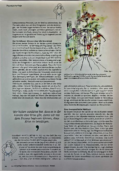 Vorschauseite 3: Jugendliche mit Anorexie: - die Familie als Pflegepartnerin
