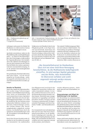 Vorschauseite 2: Medikationsmanagementprozess für nachhaltige Sicherheit Chancen und Herausforderungen beim Aufbau einer Unit-Dose-Versorgung als krankenhausversorgende Apotheke