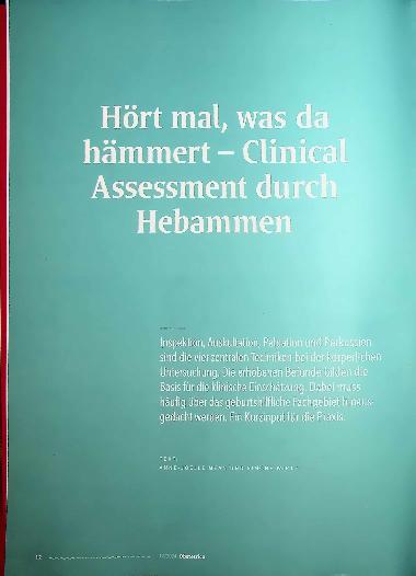 Vorschauseite 1: Hört mal, was da hämmert - Clinical Assessment durch Hebammen