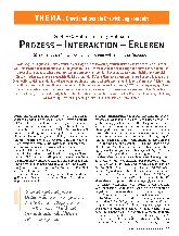 Vorschauseite 1: Prozess – Interaktion – Erleben
