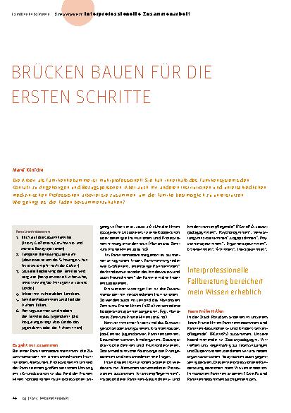 Vorschauseite 1: Brücken bauen für die ersten Schritte