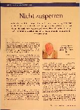 Vorschauseite 1: Nicht zusperren.