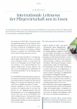 Vorschauseite 1: Internationale Leitmesse der Pflegewirtschaft neu in Essen