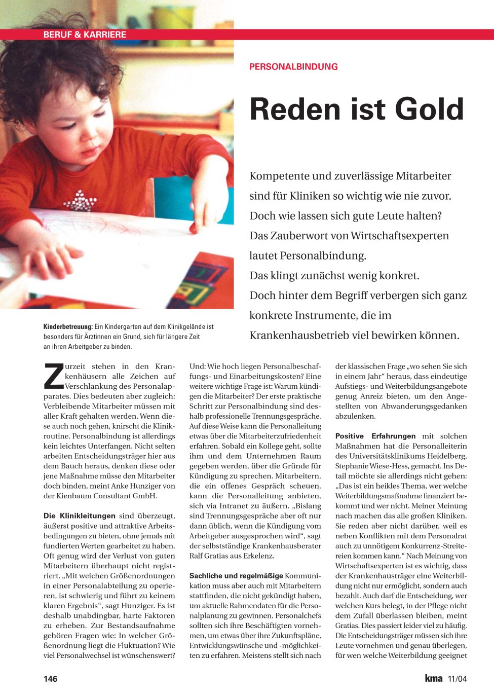 Vorschauseite 1: Reden ist Gold