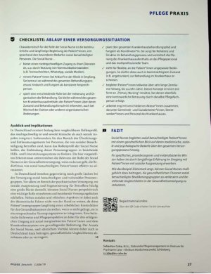 Vorschauseite 4: Social Nurse - ein Modell auch für Deutschland?