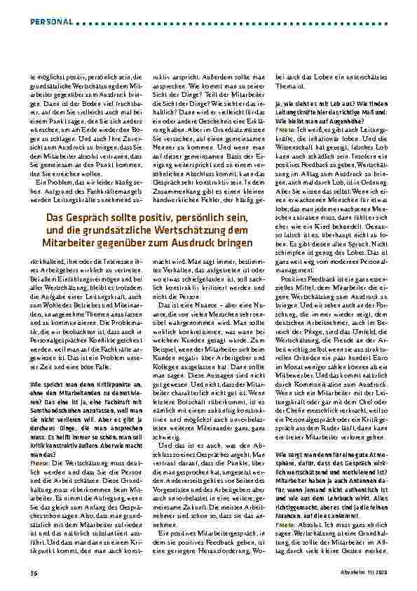 Vorschauseite 3: Es geht um feine Nuancen.