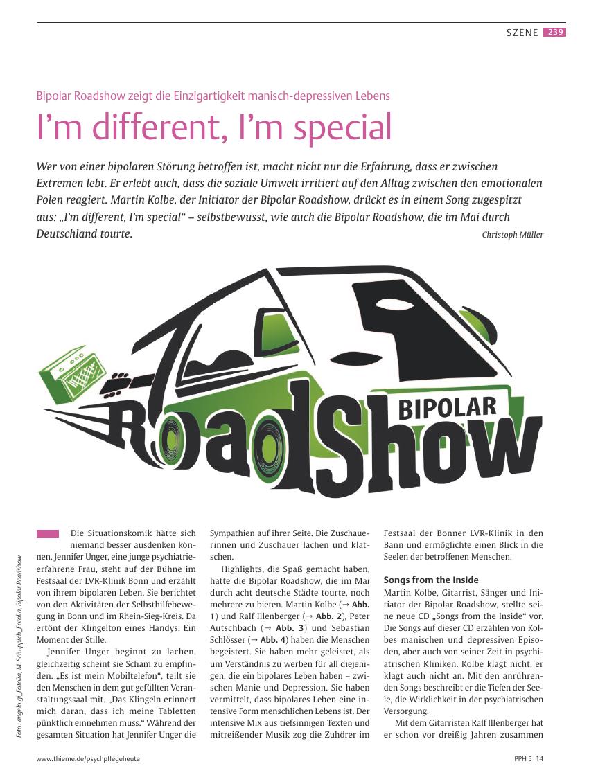 Vorschauseite 1: Iʼm different, Iʼm special