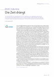 Vorschauseite 1: Die Zeit drängt.