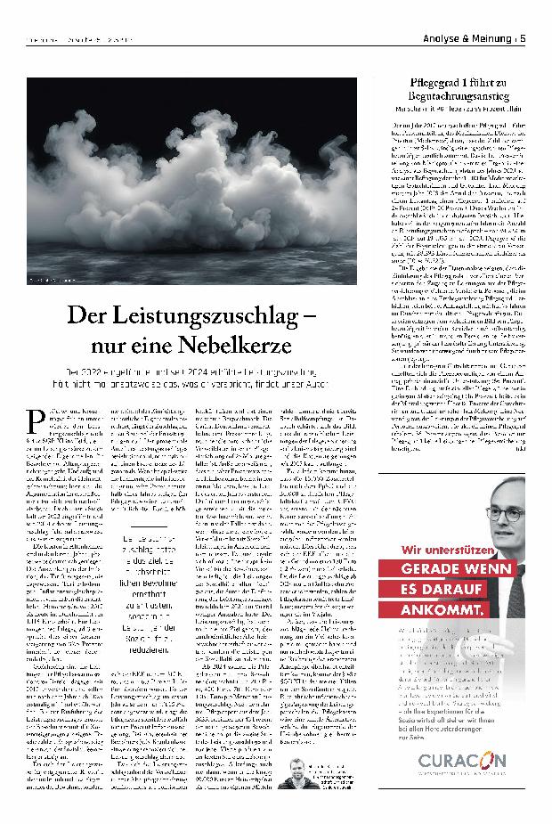 Vorschauseite 1: Der Leistungszuschlag – nur eine Nebelkerze