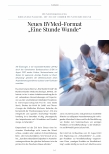 Vorschauseite 1: Neues BVMed-Format „Eine Stunde Wunde“