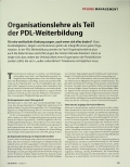 Vorschauseite 1: Organisationslehre als Teil der PDL-Weiterbildung