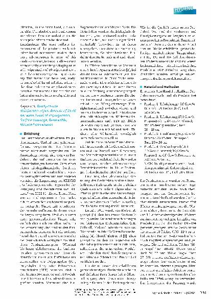 Vorschauseite 2: Qualität und Prüfung von gebrauchsfertigen Desinfektionstüchern mit Tuchmaterialien aus nachwachsenden Rohstoffen