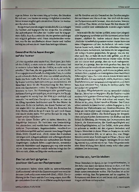 Vorschauseite 2: Zuversicht und Gesundheit von Angehörigen aktiv unterstützen! mit Family Systems Care
