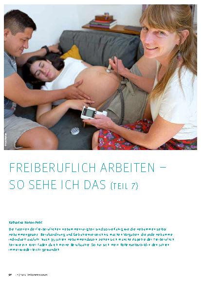Vorschauseite 1: Freiberuflich arbeiten - so sehe ich das (Teil 7)