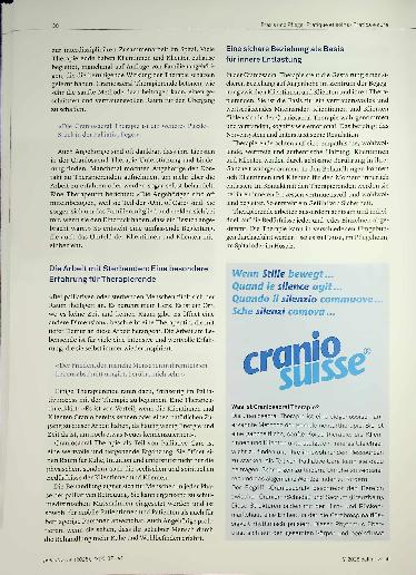 Vorschauseite 2: Craniosacral Therapie und Palliative Care - sanfte Berührung für mehr Lebensqualität