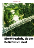Vorschauseite 1: Eine Wirtschaft, die den menschlichen Bedürfnissen dient.