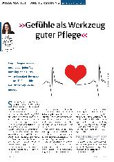 Vorschauseite 1: "Gefühle als Werkzeug guter Pflege"