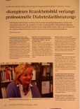 Vorschauseite 1: "Komplexes Krankheitsbild verlangt professionelle Diabetesfachberatung"