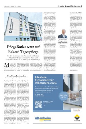 Vorschauseite 1: PflegeButler setzt auf Rekord-Tagespflege