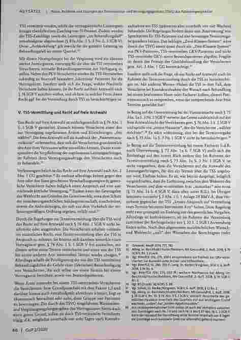 Vorschauseite 4: Probleme und Lösungen des Terminserviceund Versorgungsgesetzes (TSVG) aus Patientenperspektive