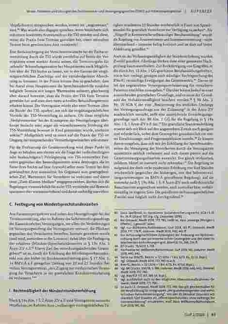 Vorschauseite 5: Probleme und Lösungen des Terminserviceund Versorgungsgesetzes (TSVG) aus Patientenperspektive