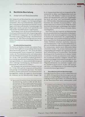 Vorschauseite 3: Pandemie und Besuchsverbote in der Langzeitpflege Rechtliche Rahmung, ethische Dimensionen und die Rolle von Essential Care Partners