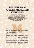 Vorschauseite 2: Lernen vom amerikanischen Zwilling