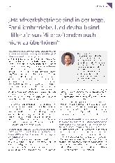 Vorschauseite 1: „Handwerksbetriebe sind in der Regel Familienbetriebe. Und deshalb sind Hilferufe von Mitarbeitenden auch nicht zu überhören.“