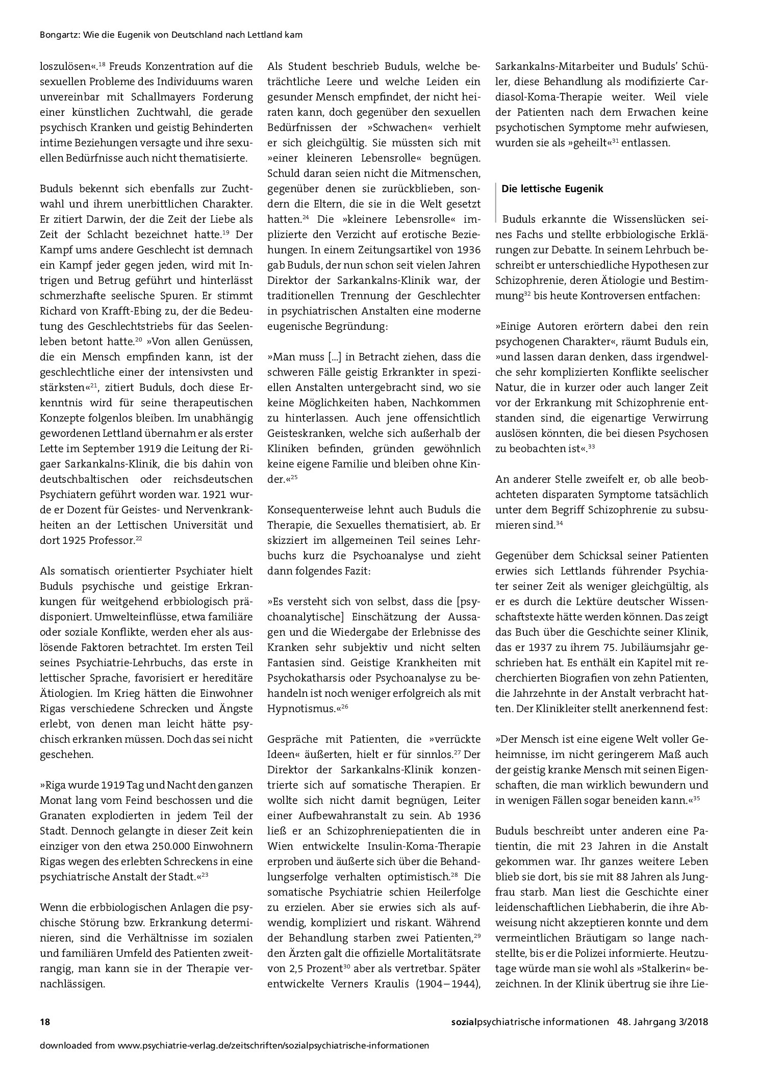 Vorschauseite 3: Wie die Eugenik von Deutschland nach Lettland kam. Der Einfluss deutscher Wissenschaftler auf Hermanis Buduls, den Begründer der lettischen Psychiatrie
